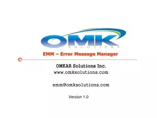 OMKAR Solutions Inc. omksolutions emm@omksolutions