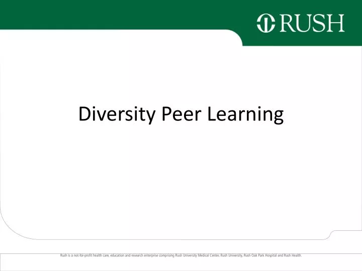diversity peer learning