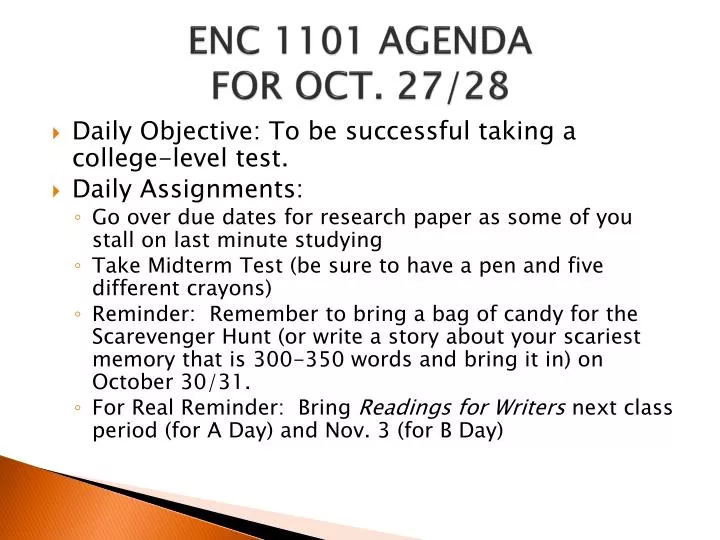 enc 1101 agenda for oct 27 28
