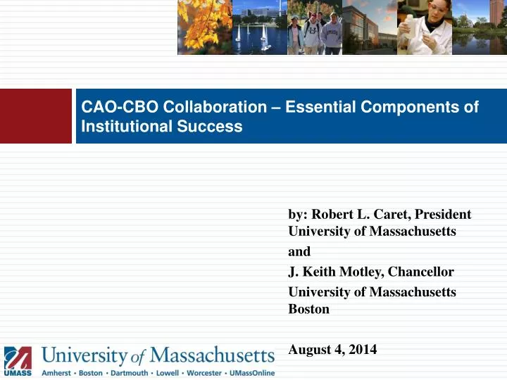 cao cbo collaboration essential components of institutional success