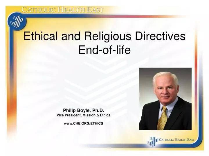 ethical and religious directives end of life