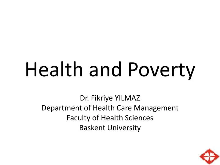 health and poverty