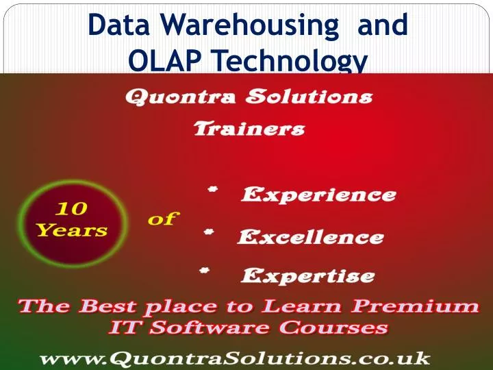 data warehousing and olap technology