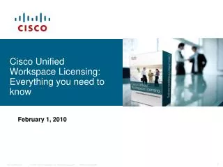 Cisco Unified Workspace Licensing: Everything you need to know