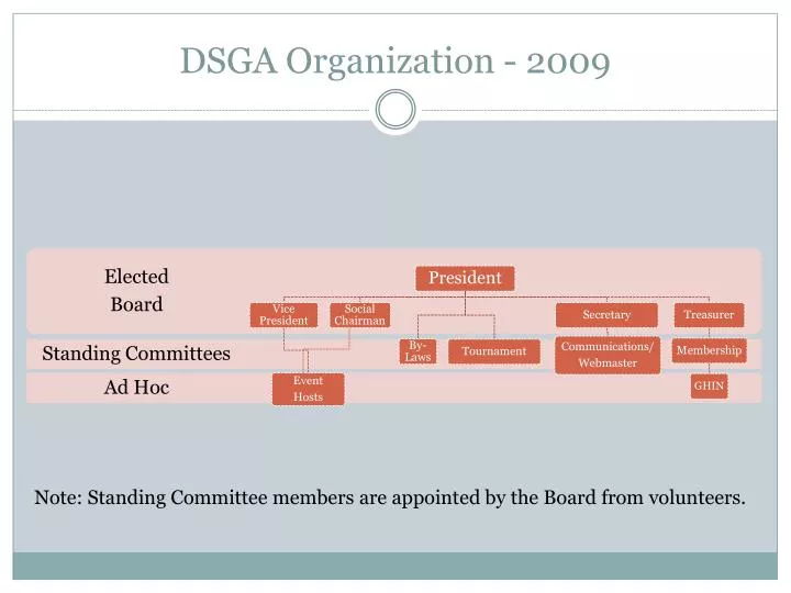 dsga organization 2009