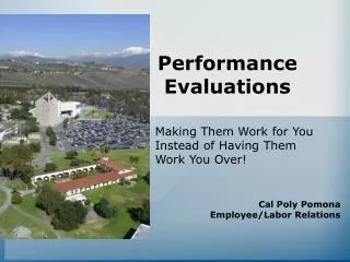 Performance Evaluations