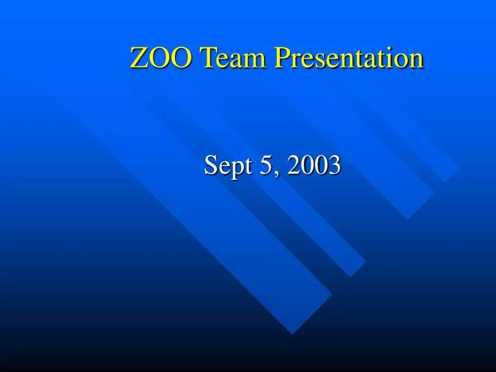 zoo team presentation