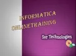 Informatica Online Training - slide 1
