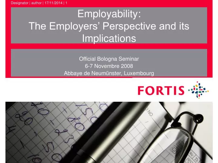employability the employers perspective and its implications