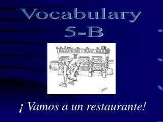 Vocabulary 5-B