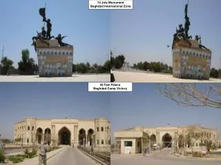 14 July Monument Baghdad International Zone
