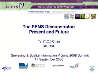The PEMS Demonstrator: Present and Future