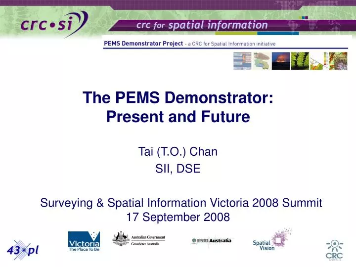 the pems demonstrator present and future