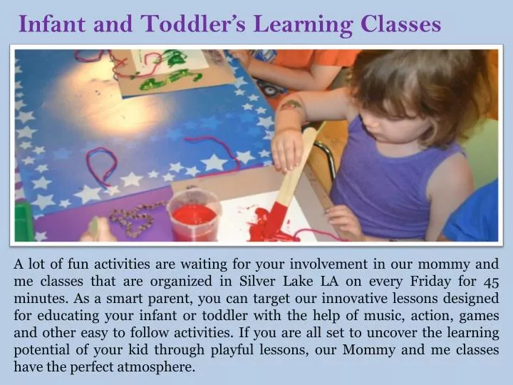 infant and toddler s learning classes