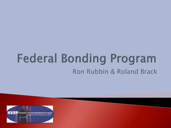 federal bonding program