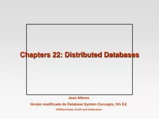 chapters 22 distributed databases