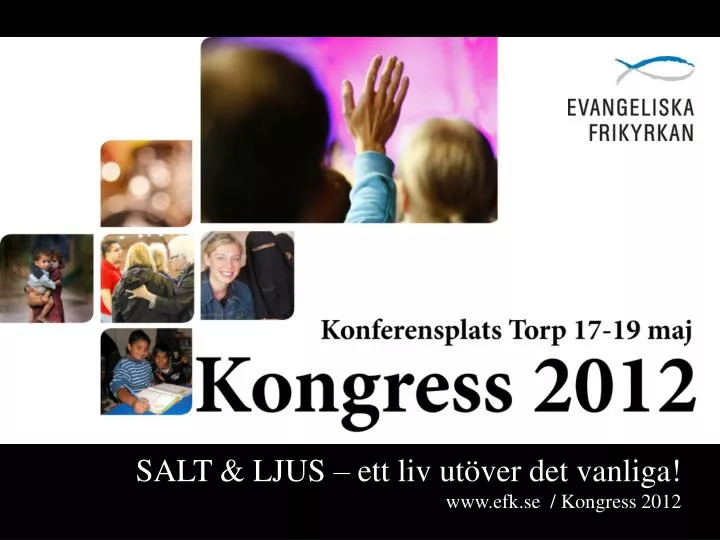 salt ljus ett liv ut ver det vanliga www efk se kongress 2012