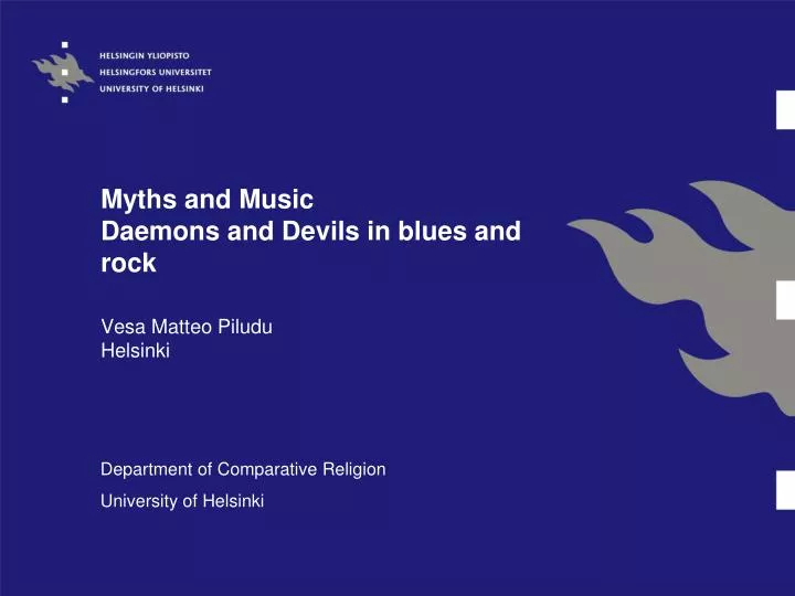 myths and music daemons and devils in blues and rock
