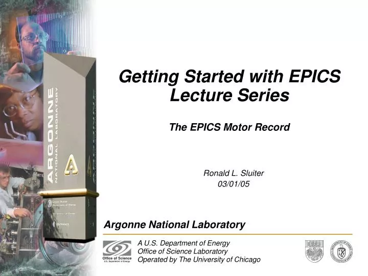 getting started with epics lecture series