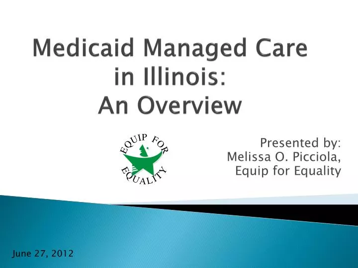 medicaid managed care in illinois an overview