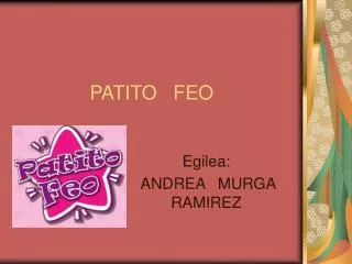 patito feo