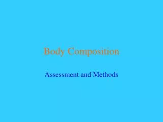 Body Composition