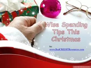 Wise Spending Tips This Christmas