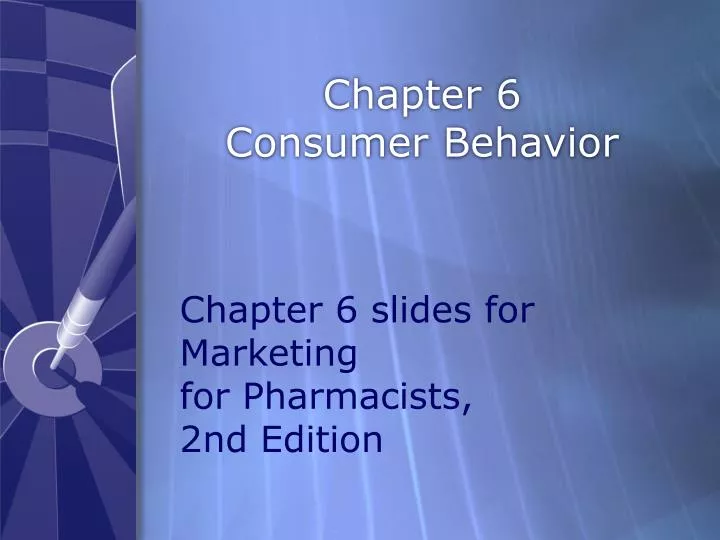 chapter 6 consumer behavior