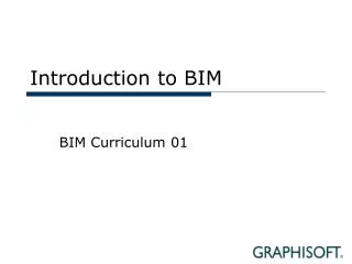 Introduction to BIM