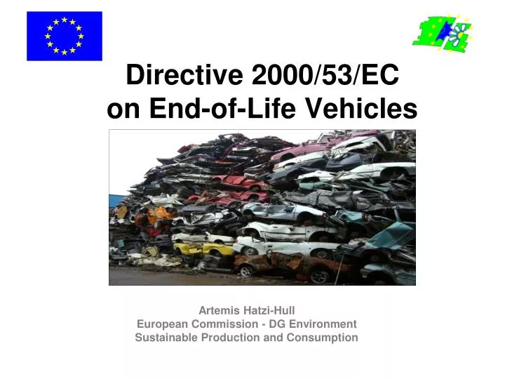 directive 2000 53 ec on end of life vehicles