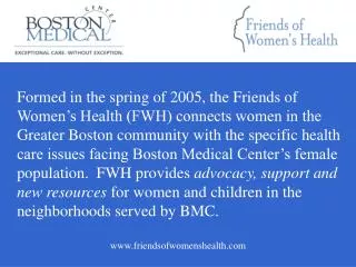 VOLUNTEER PROJECTS: WAYS WE ARE MAKING A DIFFERENCE! friendsofwomenshealth