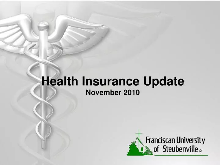 health insurance update november 2010