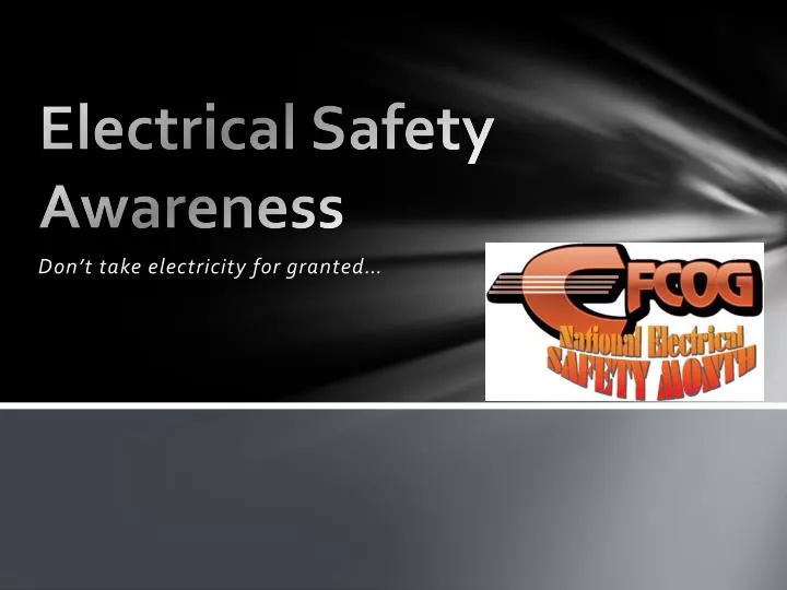 electrical safety awareness