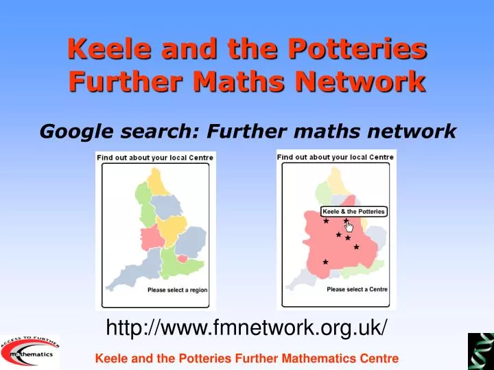 keele and the potteries further maths network
