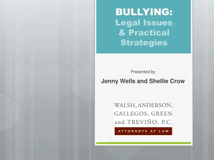 bullying legal issues practical strategies