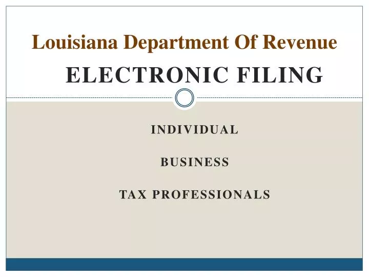 louisiana department of revenue