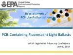 Reassessment of PCB Use Authorizations - slide 1