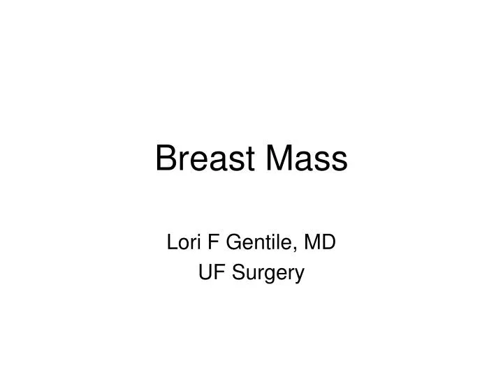breast mass