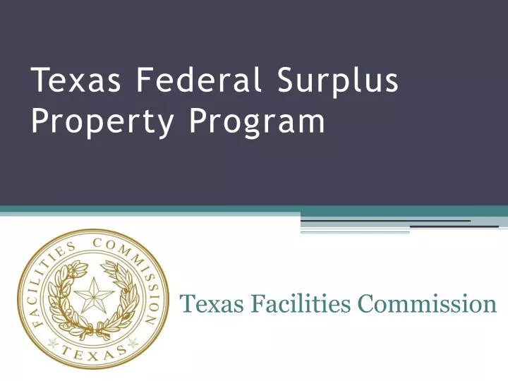 texas federal surplus property program