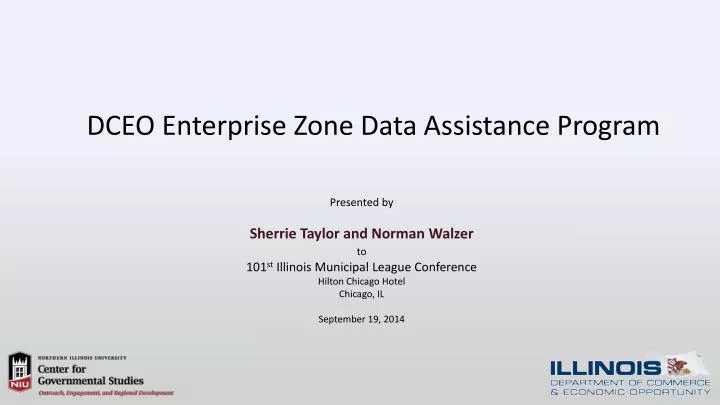 dceo enterprise zone data assistance program