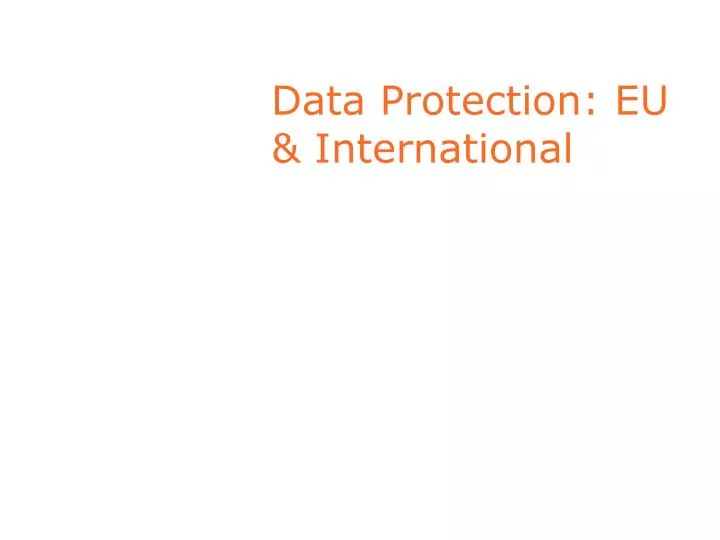 data protection eu international