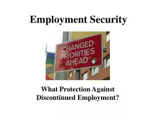 Employment Security