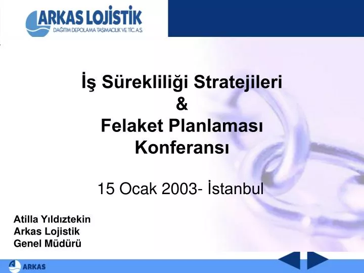 s reklili i stratejileri felaket planlamas konferans