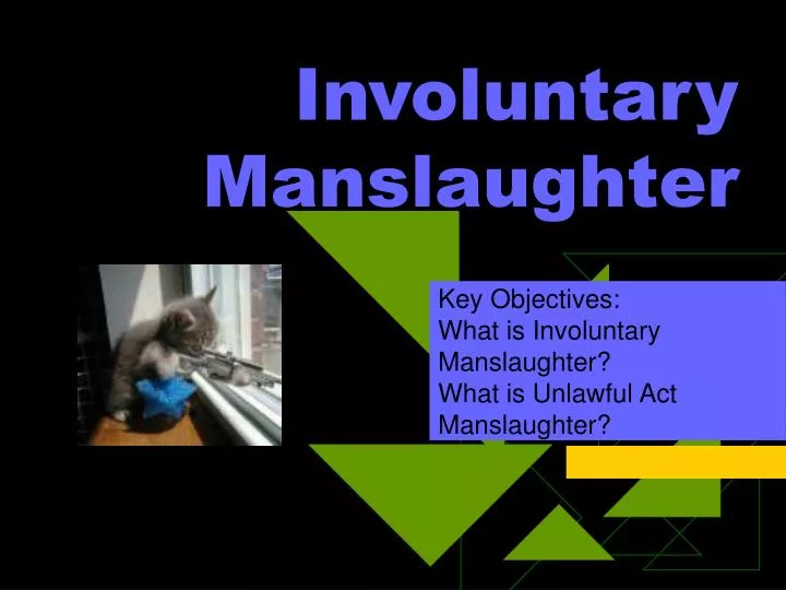 involuntary manslaughter
