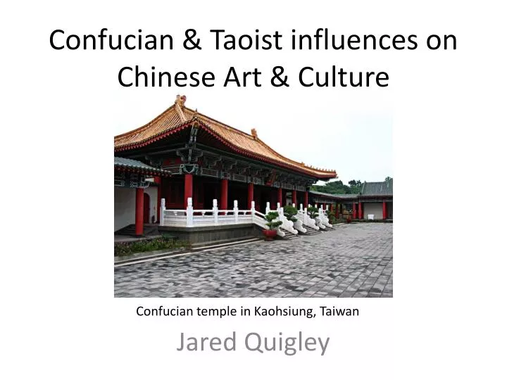 confucian taoist influences on chinese art culture