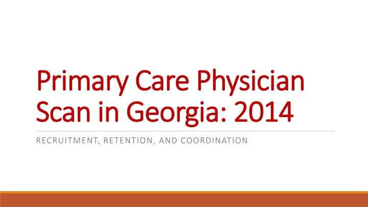 primary care physician scan in georgia 2014