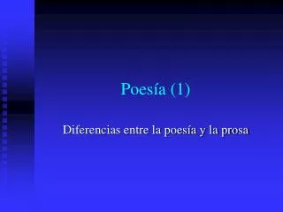 poes a 1