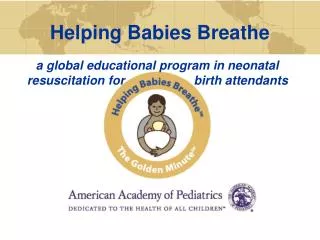 Helping Babies Breathe