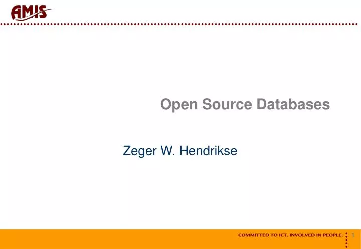 open source databases