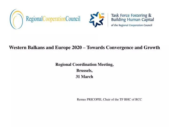 western balkans and europe 2020 towards convergence and growt h